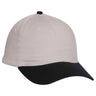 OTTO CAP "OTTO FLEX" Fitted 6 Panel Low Profile Dad Hat OTTO 10 - 275 Blk/Stn.Gry S/M Hats