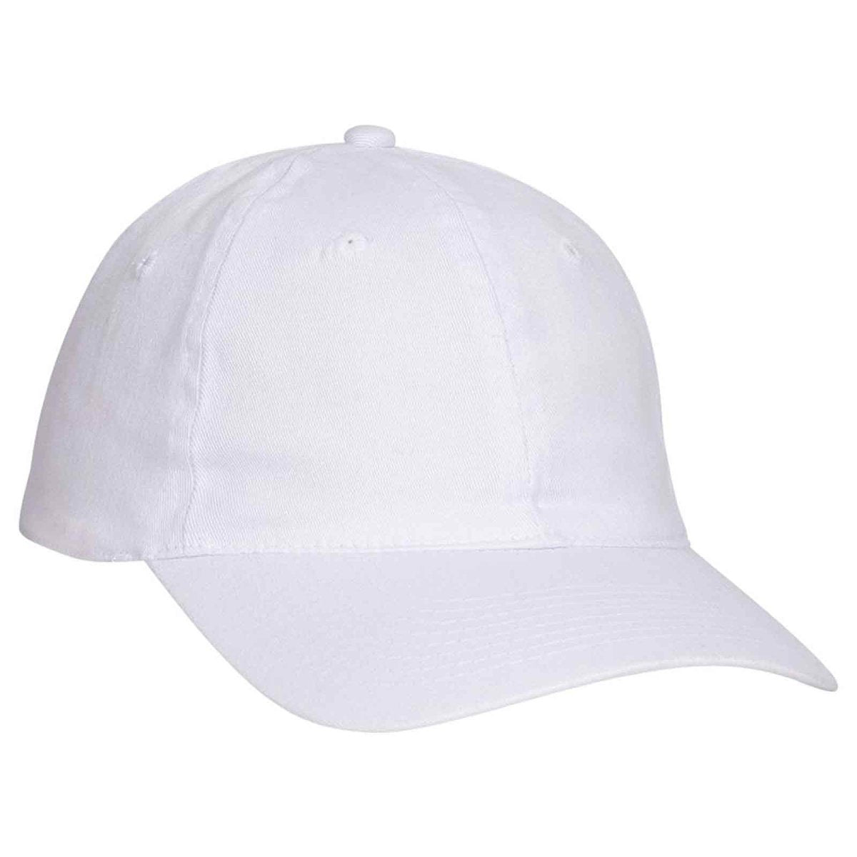 OTTO CAP "OTTO FLEX" Fitted 6 Panel Low Profile Dad Hat OTTO 10 - 275 White S/M Hats
