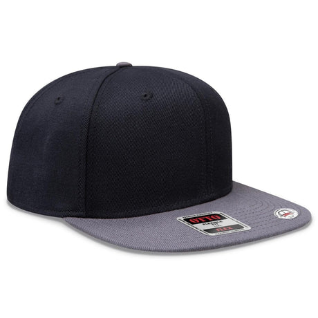OTTO CAP "OTTO FLEX" Fitted 6 Panel Pro Style Baseball Cap OTTO 13 - 1329 Ch. Gry/Blk/Blk S/M Hats