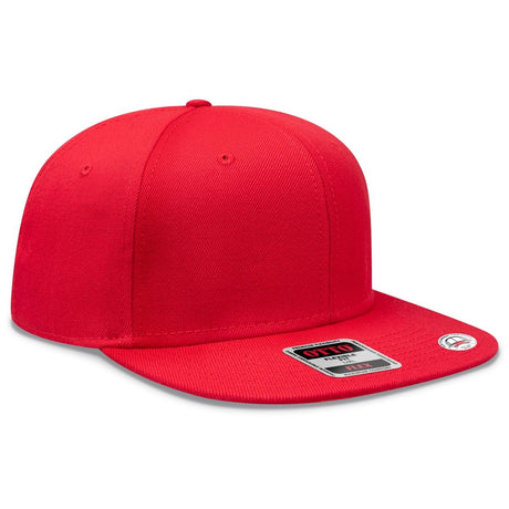 OTTO CAP "OTTO FLEX" Fitted 6 Panel Pro Style Baseball Cap OTTO 13 - 1329 Red S/M Hats