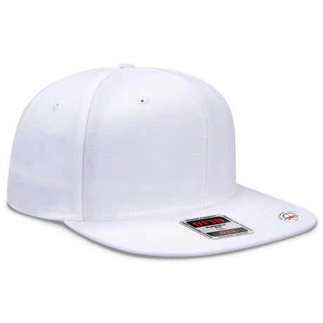 OTTO CAP "OTTO FLEX" Fitted 6 Panel Pro Style Baseball Cap OTTO 13 - 1329 White L/XL Hats