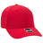 OTTO CAP "OTTO FLEX" Fitted UPF 50+ 6 Panel Low Profile Baseball Cap OTTO 11 - 1257 Red L/XL Hats