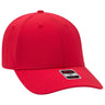 OTTO CAP "OTTO FLEX" Fitted UPF 50+ 6 Panel Low Profile Baseball Cap OTTO 11 - 1257 Red L/XL Hats