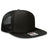 OTTO CAP "OTTO SNAP" 5 Panel High Crown Mesh Back Trucker Snapback Hat OTTO 132 - 1037 Black OSFM - Adult Hats