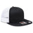 OTTO CAP "OTTO SNAP" 5 Panel Pro Style Mesh Back Trucker Snapback Hat OTTO 154 - 1124 Blk/Blk/Wht OSFM - Adult Hats
