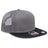 OTTO CAP "OTTO SNAP" 5 Panel Pro Style Mesh Back Trucker Snapback Hat OTTO 154 - 1124 Blk/Ch.Gry/Ch.Gry OSFM - Adult Hats