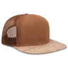 OTTO CAP "OTTO SNAP" 5 Panel Pro Style Mesh Back Trucker Snapback Hat OTTO 154 - 1174 Cork/Cy Brn OSFM - Adult Hats