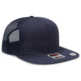 OTTO CAP "OTTO SNAP" 5 Panel Pro Style Mesh Back Trucker Snapback Hat OTTO 154 - 1174 Navy OSFM - Adult Hats