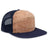 OTTO CAP "OTTO SNAP" 5 Panel Pro Style Mesh Back Trucker Snapback Hat OTTO 154 - 1174 Nvy/Cork/Nvy OSFM - Adult Hats