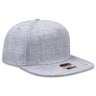 OTTO CAP "OTTO SNAP" 5 Panel Pro Style Snapback Hat OTTO 158 - 1176 Heath. Gray OSFM - Adult Hats