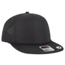 OTTO CAP "OTTO SNAP" 5 Panel Pro Style Snapback Hat OTTO 9505 - 1 Black OSFM - Adult Hats