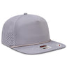 OTTO CAP "OTTO SNAP" 5 Panel Pro Style Snapback Hat OTTO 9505 - 1 Gray OSFM - Adult Hats