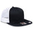 OTTO CAP "OTTO SNAP" 6 Panel Pro Style Mesh Back Trucker Snapback Hat OTTO 141 - 1070 Blk/Blk/Wht OSFM - Adult Hats