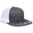 OTTO CAP "OTTO SNAP" 6 Panel Pro Style Mesh Back Trucker Snapback Hat OTTO 141 - 1070 Ch.Gry/Ch.Gry/Wht OSFM - Adult Hats