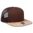 OTTO CAP "OTTO SNAP" 6 Panel Pro Style Mesh Back Trucker Snapback Hat OTTO 141 - 1070 Cork/Brn OSFM - Adult Hats