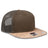 OTTO CAP "OTTO SNAP" 6 Panel Pro Style Mesh Back Trucker Snapback Hat OTTO 141 - 1070 Cork/Ml Grn OSFM - Adult Hats