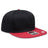 OTTO CAP “OTTO SNAP” 6 Panel Pro Style Snapback Hat OTTO 125 - 1038 Red/Blk/Blk OSFM - Adult Hats