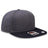 OTTO CAP "OTTO SNAP" 6 Panel Pro Style Snapback Hat OTTO 125 - 978 Blk/Ch.Gry/Ch.Gry OSFM - Adult Hats