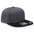 OTTO CAP "OTTO SNAP" 6 Panel Pro Style Snapback Hat OTTO 125 - 978 Blk/H.Blk/H.Blk OSFM - Adult Hats