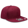 OTTO CAP "OTTO SNAP" 6 Panel Pro Style Snapback Hat OTTO 125 - 978 Burgundy Maroon OSFM - Adult Hats