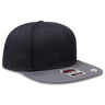 OTTO CAP "OTTO SNAP" 6 Panel Pro Style Snapback Hat OTTO 125 - 978 Ch. Gry/Blk/Blk OSFM - Adult Hats