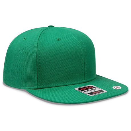 OTTO CAP "OTTO SNAP" 6 Panel Pro Style Snapback Hat OTTO 125 - 978 Kelly OSFM - Adult Hats
