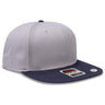 OTTO CAP "OTTO SNAP" 6 Panel Pro Style Snapback Hat OTTO 125 - 978 Nvy/Gry/Gry OSFM - Adult Hats