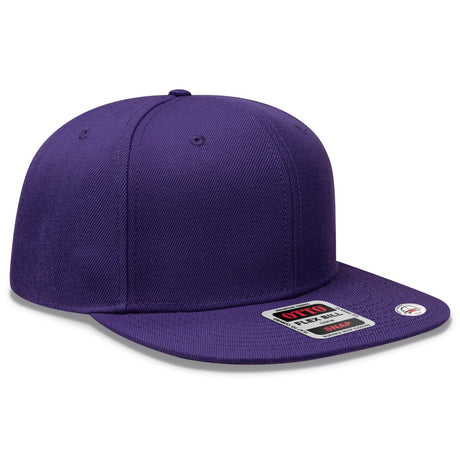 OTTO CAP "OTTO SNAP" 6 Panel Pro Style Snapback Hat OTTO 125 - 978 Purple OSFM - Adult Hats