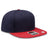 OTTO CAP "OTTO SNAP" 6 Panel Pro Style Snapback Hat OTTO 125 - 978 Red/Nvy/Nvy OSFM - Adult Hats