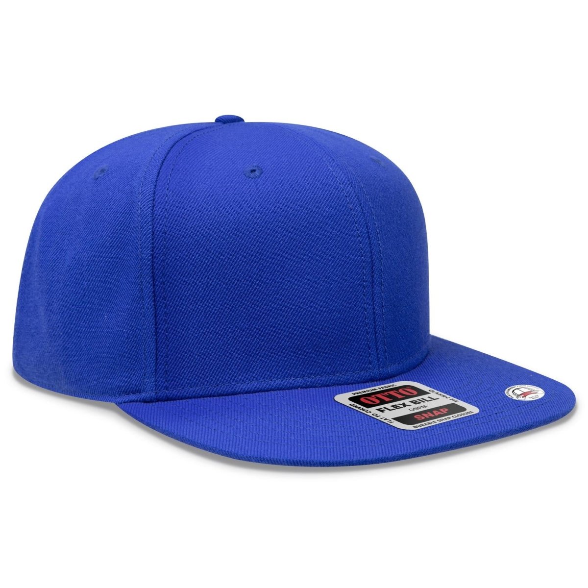 OTTO CAP "OTTO SNAP" 6 Panel Pro Style Snapback Hat OTTO 125 - 978 Royal Blue OSFM - Adult Hats