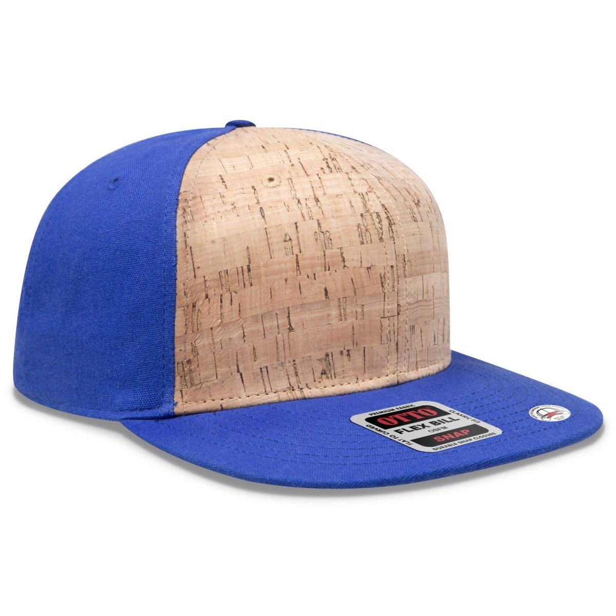 OTTO CAP "OTTO SNAP" 6 Panel Pro Style Snapback Hat OTTO 125 - 978 Ryl/Crk/Ryl OSFM - Adult Hats