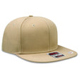 OTTO CAP "OTTO SNAP" 6 Panel Pro Style Snapback Hat OTTO 148 - 1267 Khaki OSFM - Adult Hats