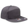 OTTO CAP "OTTO SNAP" 7 Panel Pro Style Snapback Hat OTTO 177 - 1331 Char. Gray OSFM - Adult Hats