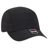 OTTO CAP Reflective 5 Panel Running Cap OTTO 133 - 1252 Black OSFM - Adult Hats