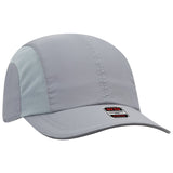 OTTO CAP Reflective 6 Panel Running Cap OTTO 133 - 1240 Gray OSFM - Adult Hats