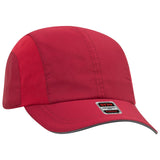 OTTO CAP Reflective 6 Panel Running Cap OTTO 133 - 1240 Red OSFM - Adult Hats