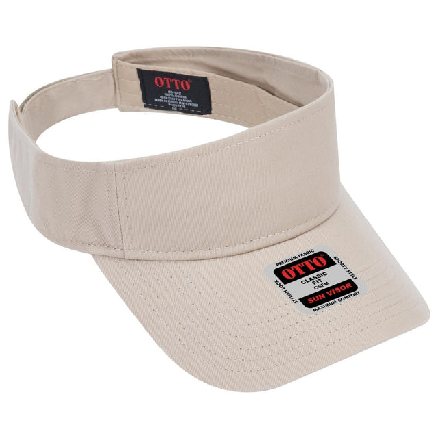 OTTO CAP Sun Visor OTTO 60 - 662 Khaki OSFM - Adult Visors