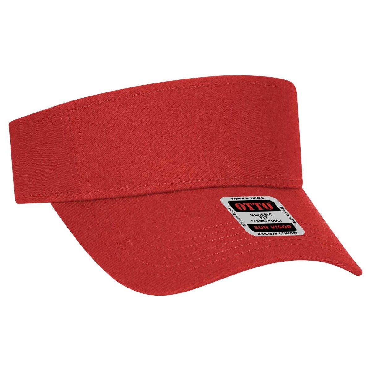 OTTO CAP Sun Visor OTTO 60 - 662 Red Young Adult Visors