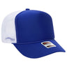 OTTO CAP YOUTH 5 Panel High Crown Mesh Back Foam Trucker Hat 39 - 165 YOUTH Red / White / Royal Caps