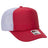 OTTO CAP YOUTH 5 Panel High Crown Mesh Back Foam Trucker Hat 39 - 165 YOUTH Red / White / Royal Caps