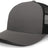Pacific Headwear 5 - Panel Trucker Snapback Cap 105C GRAPHITE/BLACK OS
