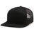 Pacific Headwear 6 - Panel Arch Trucker Snapback Cap - Pacific Headwear P787 BLACK OS