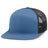 Pacific Headwear 6 - Panel Arch Trucker Snapback Cap - Pacific Headwear P787 OCEAN BLUE/LIGHT CHARCOAL/OCEA OS