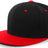 Pacific Headwear A/C² Performance D - Series PacFlex Cap - Pacific Headwear 8D5 BLACK/RED S/M