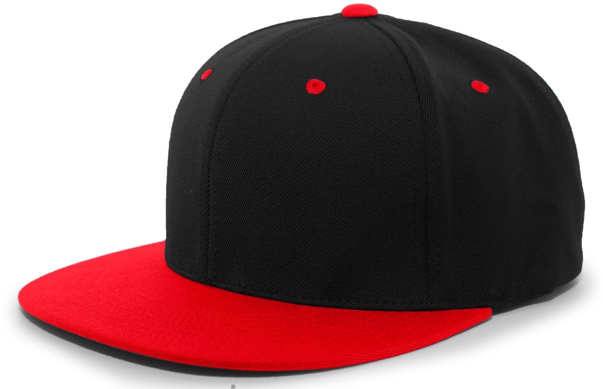 Pacific Headwear A/C² Performance D - Series PacFlex Cap - Pacific Headwear 8D5 BLACK/RED S/M