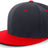 Pacific Headwear A/C² Performance D - Series PacFlex Cap - Pacific Headwear 8D5 NAVY/RED S/M