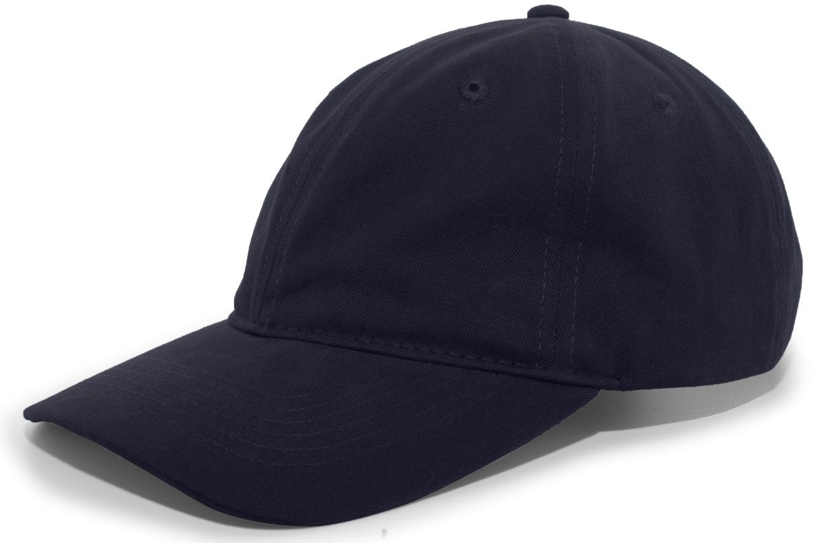 Pacific Headwear Brushed Cotton Twill Buckle Strap Adjustable Cap 201C NAVY OS