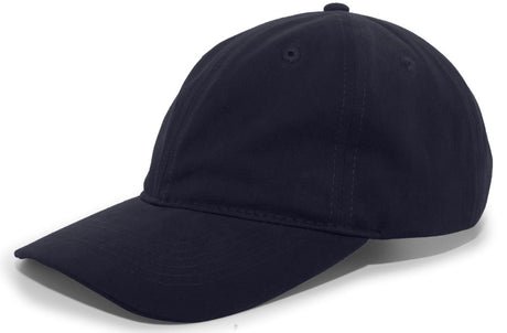 Pacific Headwear Brushed Cotton Twill Buckle Strap Adjustable Cap 201C NAVY OS