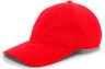 Pacific Headwear Brushed Cotton Twill Buckle Strap Adjustable Cap 201C RED OS