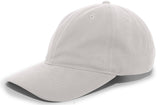 Pacific Headwear Brushed Cotton Twill Buckle Strap Adjustable Cap 201C SILVER OS